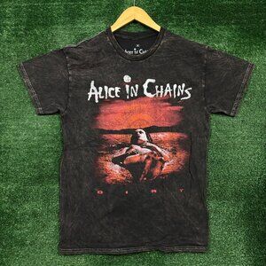 Alice In Chains Dirt Est 1987 Rock Band Mineral Wash T-Shirt Size Medium